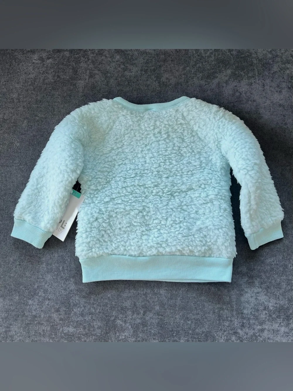 NWT PL Baby Fuzzy Sweater Set Size 12 Months